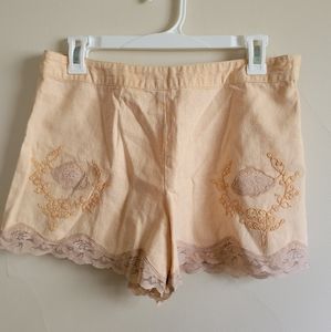 Free People Light Peach Shorts